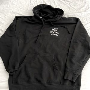 ASSC AntiSocialSocial Club Mind Games Hoodie Black XL